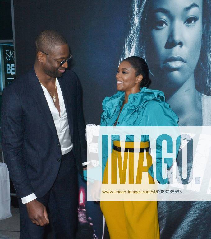 Cast member Gabrielle Union and her husband, NBA player Dwayne Wade attend the special screening of the motion picture thriller Breaking In at the ArcLight Cinema Dome in the Hollywood section of Los Angeles on May 1, 2018. Storyline: A woman fights to protect her family during a home invasion. LAP2018050137 JIMxRUYMEN