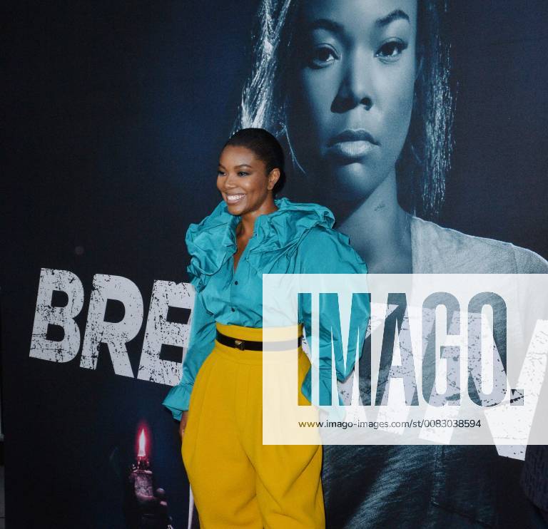 Cast member Gabrielle Union attends the special screening of the motion picture thriller Breaking In at the ArcLight Cinema Dome in the Hollywood section of Los Angeles on May 1, 2018. Storyline: A woman fights to protect her family during a home invasion. LAP2018050138 JIMxRUYMEN