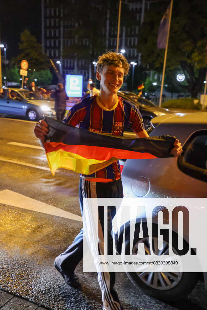Germany v Denmark: Round of 16 - UEFA EURO 2024 DORTMUND, GERMANY - JUNE 29: German fans celebrates by forming car convoys after Germany defeats Denmark in the UEFA EURO 2024 round of 16 match at Football Stadium Dortmund on June 29, 2024 in Dortmund, Germany. Germany World. Editorial use only. Please get in touch for any other usage.