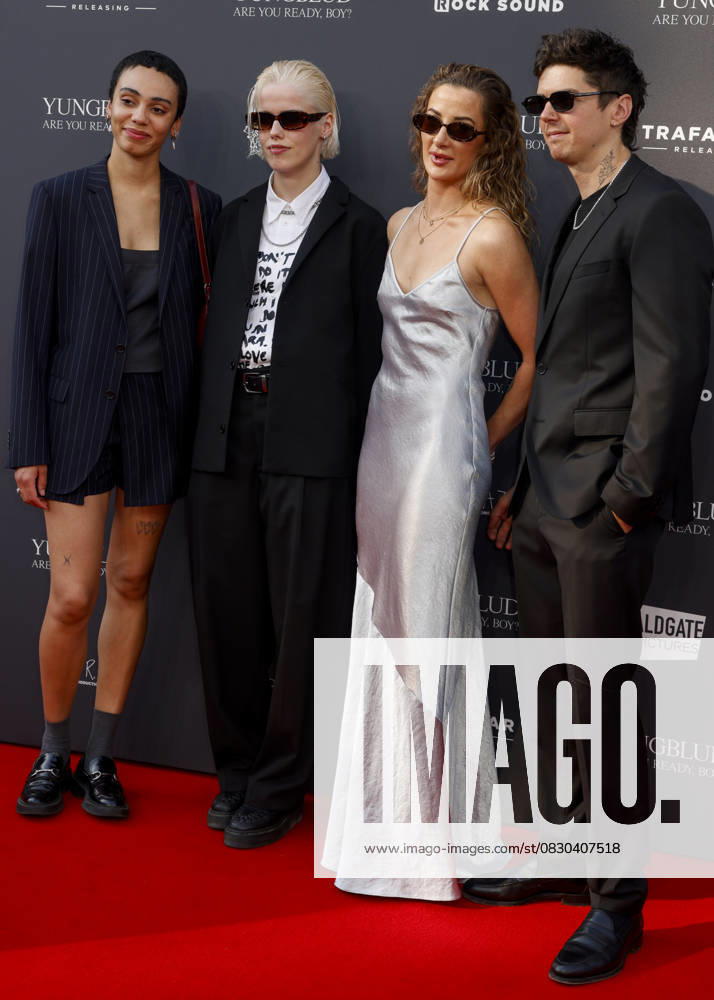 YUNGBLUD. Are You Ready, Boy? Premiere at the Vue in Leicester Square, London - 12 Aug 2025 Silke Blansjaar, Hans Moleman and Ben Sharp attend the YUNGBLUD. Are You Ready, Boy? Premiere at the Vue in Leicester Square. London United Kingdom