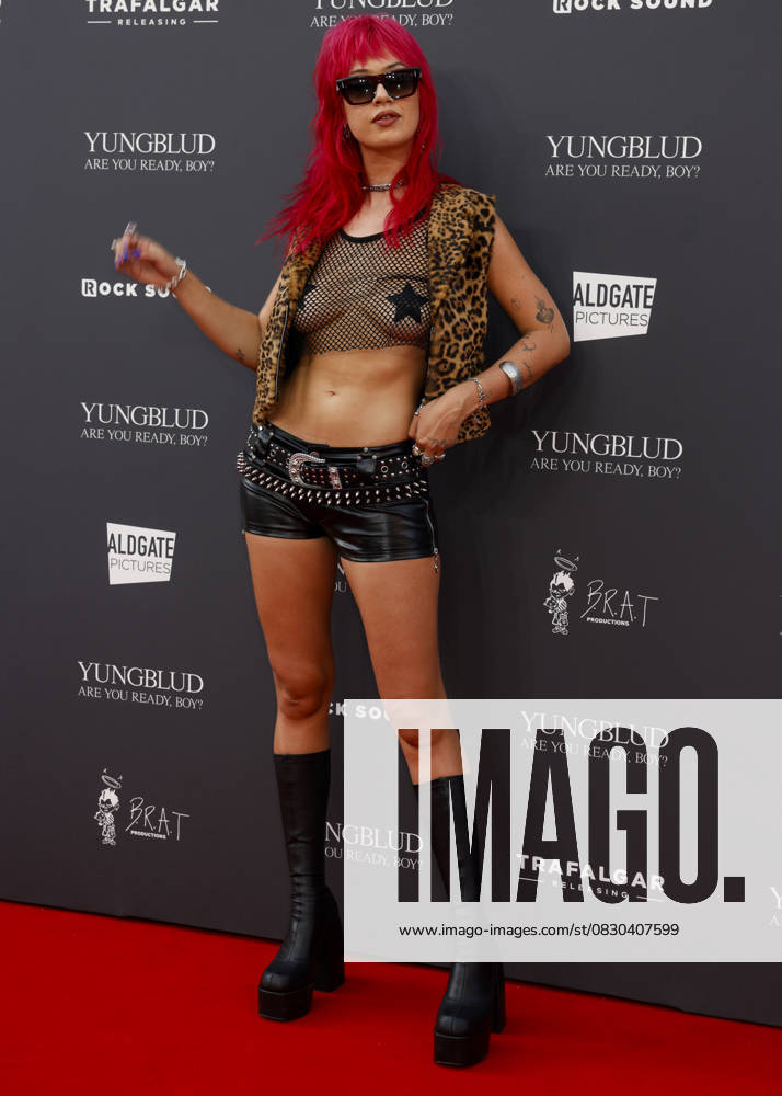 YUNGBLUD. Are You Ready, Boy? Premiere at the Vue in Leicester Square, London - 12 Aug 2025 Amy Valentine attends the YUNGBLUD. Are You Ready, Boy? Premiere at the Vue in Leicester Square. London United Kingdom