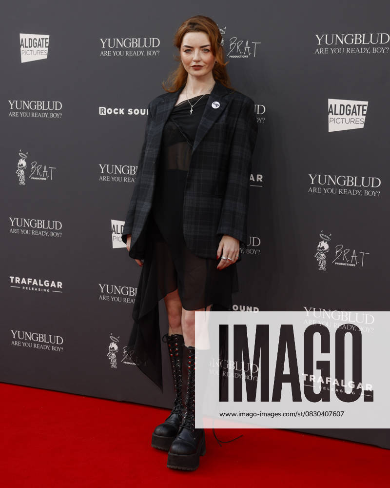 YUNGBLUD. Are You Ready, Boy? Premiere at the Vue in Leicester Square, London - 12 Aug 2025 Hannah Louise attends the YUNGBLUD. Are You Ready, Boy? Premiere at the Vue in Leicester Square. London United Kingdom
