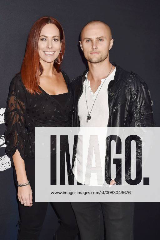 Laurel Barrett and Mark Furze at the Breaking In Film Premiere at Hollywood Los Angeles on February 1, 2018. Breaking In Film Premiere in Hollywood Los Angeles 2018