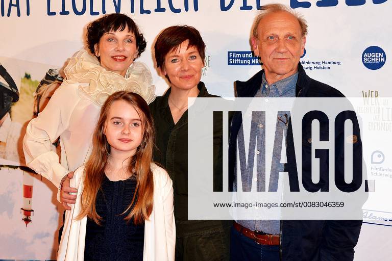 Who actually invented love Premiere on 02 05 2018 in the Lichtburg in Essen Meret Becker Annalee Ranft Kerstin Polte Karl Kranzkowski at the premiere of Who actually invented love on 02 05 2018 in the Lichtburg in Essen