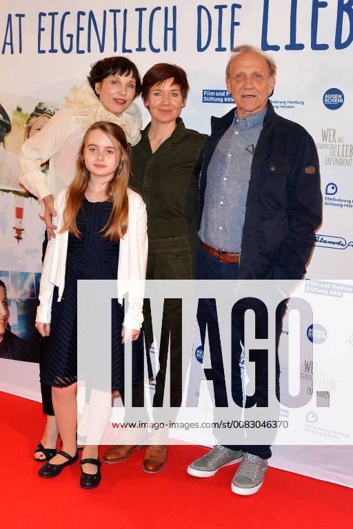 Who actually invented love Premiere on 02 05 2018 in the Lichtburg in Essen Meret Becker Annalee Ranft Kerstin Polte Karl Kranzkowski at the premiere of Who actually invented love on 02 05 2018 in the Lichtburg in Essen xJFKopiex