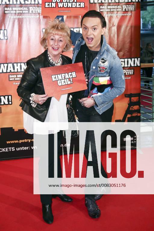 Stefanie Simon and Julian F M Stoeckel at the premiere of the musical Madness in the Theater on Potsdamer Platz Berlin 02 05 2018 Foto:xJ.xQuinternx xFuturexImage