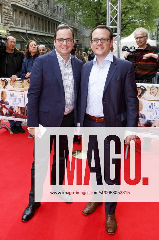 Thomas Kufen with husband David Lüngen at the premiere of the movie Who actually invented love in the Lichtburg Essen 02 05 2018 Foto:xC.xFuturexImage