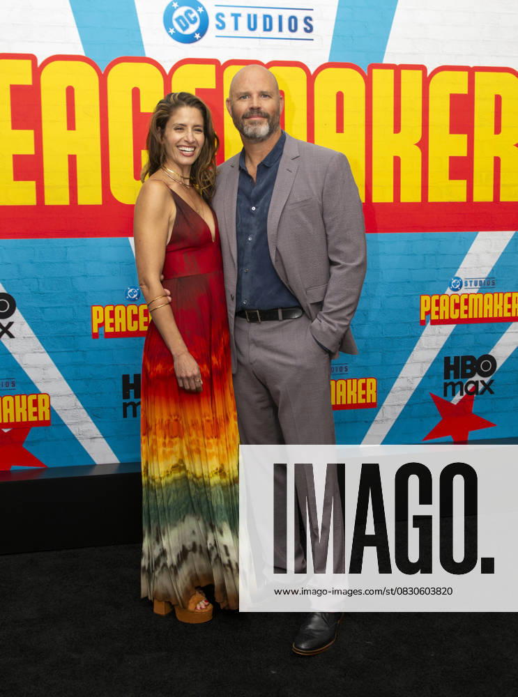 Mercedes Mason and David Denman attend the HBO Max Original Series of Peacemaker Season 2. Held at AMC Lincoln Square in New York. Zuma Press. August 13, 2025. New York United States - ZUMAp281 20250814_zea_p281_079