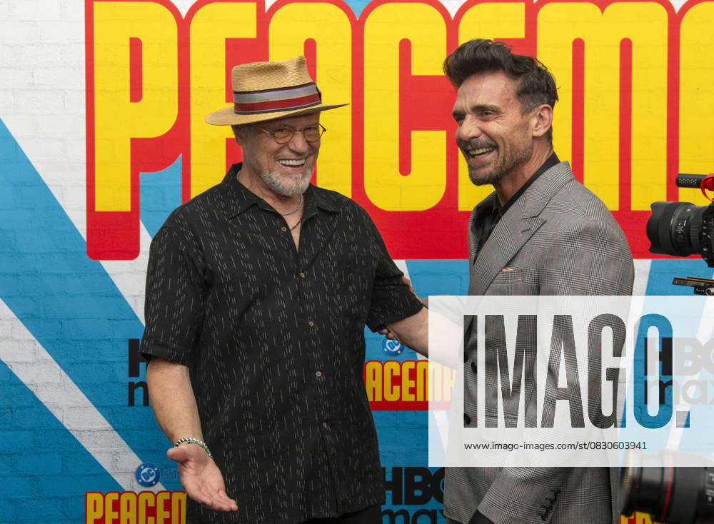 Michael Rooker and Frank Grillo attend the HBO Max Original Series of Peacemaker Season 2. Held at AMC Lincoln Square in New York. Zuma Press. August 13, 2025. New York United States - ZUMAp281 20250814_zea_p281_095