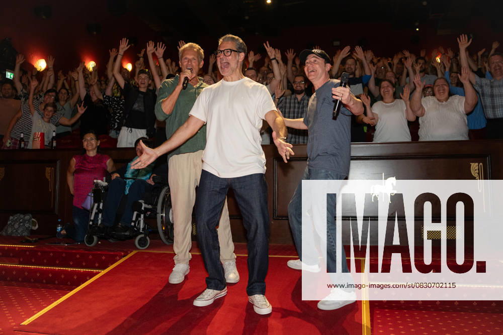 Cinema premiere, Manitous Canoe, Michael Bully Herbig, Rick Kavanian, Christian Tramitz, film premiere, Europa Park, Voltron 4D, red carpet, film launch, comedy, western parody, Bullyparade, actor, director, screenwriter, press event, summer vacatio