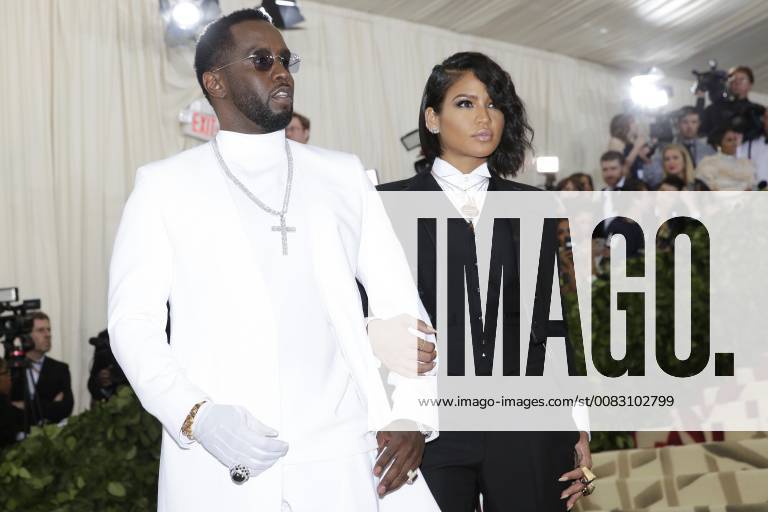 Cassie and Diddy arrive on the red carpet at The Metropolitan Museum of Art s Costume Institute Benefit Heavenly Bodies: Fashion and the Catholic Imagination at Metropolitan Museum of Art in New York City on May 7, 2018. NYP20180507760 JOHNxANGELILLO