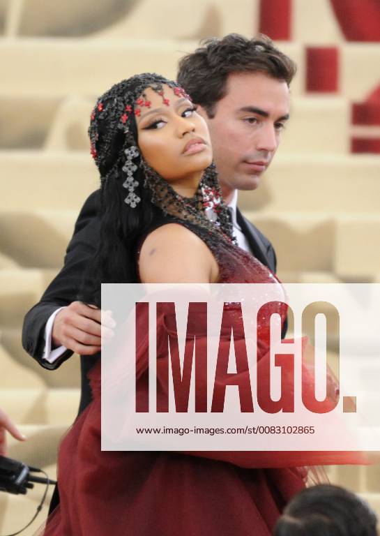 NEW YORK, NY - MAY 7: Nicki Minaj at the Heavenly Bodies: Fashion & The Catholic Imagination Costume Institute Gala on May 7, 2018 in New York City.