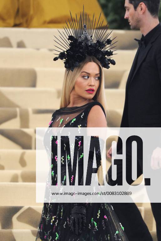 NEW YORK, NY - MAY 7: Rita Ora at the Heavenly Bodies: Fashion & The Catholic Imagination Costume Institute Gala on May 7, 2018 in New York City.