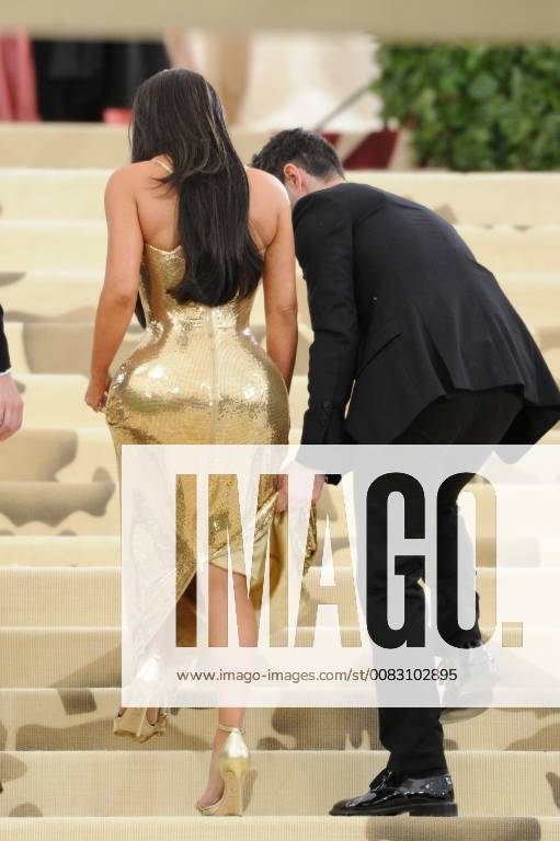 NEW YORK, NY - MAY 7: Kim Kardashian at the Heavenly Bodies: Fashion & The Catholic Imagination Costume Institute Gala on May 7, 2018 in New York City.
