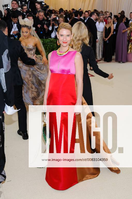 New York, NY, U.S. - 07 May 2018 - New York, New York - Claire Danes. 2018 Metropolitan Museum of Art Costume Institute Gala: Heavenly Bodies: Fashion and the Catholic Imagination. Photo Credit: Christopher Smith AdMedia New York U.S. - ZUMAa123 20180507_zaa_a123_141