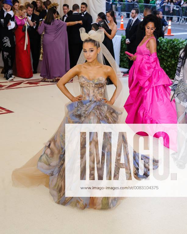 New York, NY, U.S. - 07 May 2018 - New York, New York - Ariana Grande. 2018 Metropolitan Museum of Art Costume Institute Gala: Heavenly Bodies: Fashion and the Catholic Imagination. Photo Credit: Christopher Smith AdMedia New York U.S. - ZUMAa123 20180507_zaa_a123_161