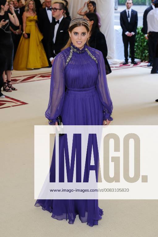 New York, NY, U.S. - 07 May 2018 - New York, New York - Princess Beatrice of York. 2018 Metropolitan Museum of Art Costume Institute Gala: Heavenly Bodies: Fashion and the Catholic Imagination. Photo Credit: Christopher Smith AdMedia New York U.S. - ZUMAa123 20180507_zaa_a123_343