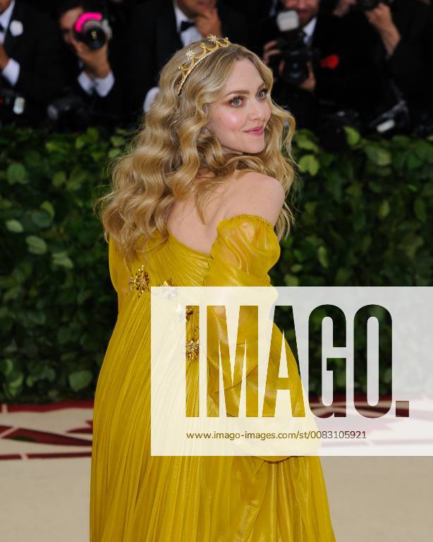 New York, NY, U.S. - 07 May 2018 - New York, New York - Amanda Seyfried. 2018 Metropolitan Museum of Art Costume Institute Gala: Heavenly Bodies: Fashion and the Catholic Imagination. Photo Credit: Christopher Smith AdMedia New York U.S. - ZUMAa123 20180507_zaa_a123_306