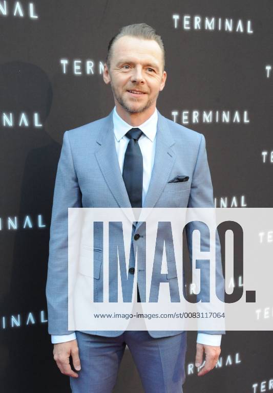 Hollywood, California, U.S. - Simon Pegg attends The Los Angeles Premiere of TERMINAL held at the Arclight Theater in Hollywood, California on May 8, 2018. 2018 Hollywood U.S. - ZUMAl86_ 20180508_zaf_l86_025