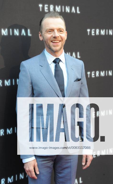 Hollywood, California, U.S. - Simon Pegg attends The Los Angeles Premiere of TERMINAL held at the Arclight Theater in Hollywood, California on May 8, 2018. 2018 Hollywood U.S. - ZUMAl86_ 20180508_zaf_l86_028