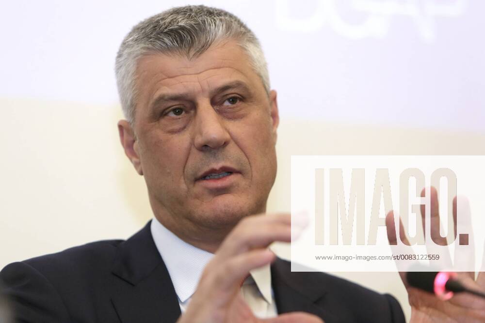 Hashim Thaci (KOS Präsident der Republik Kosovo) am 8.05.2018 in der DGAP e.V. in Berlin, Deutschland