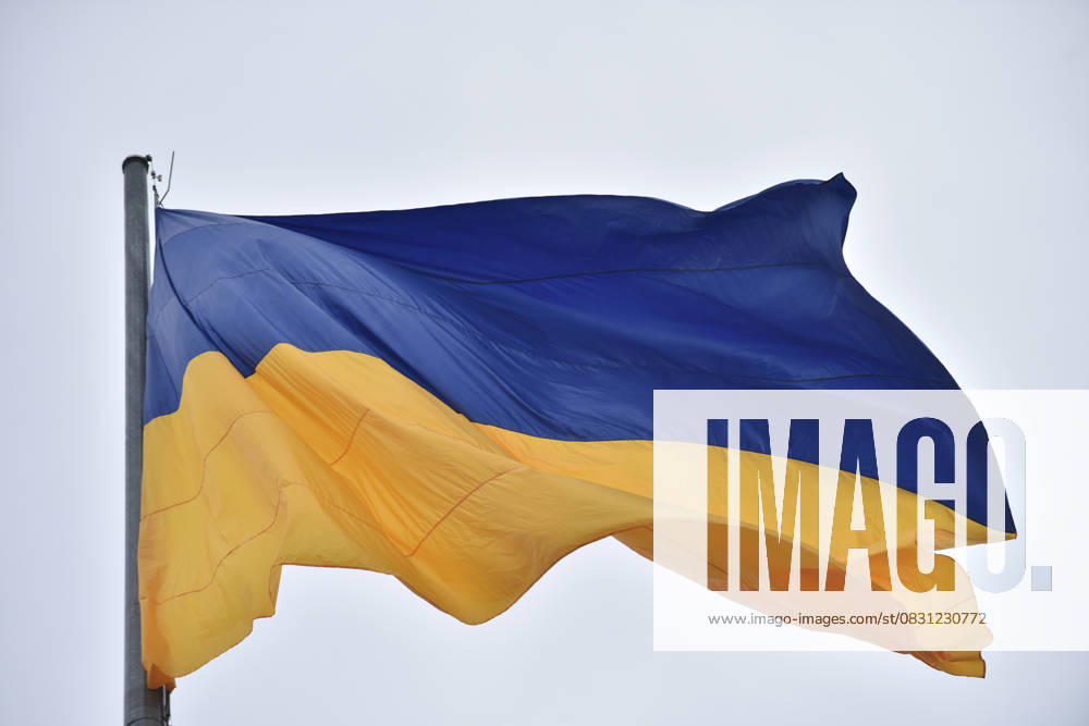 National Flag Day of Ukraine in Lviv LVIV, UKRAINE - AUGUST 23: A view of the Ukrainian flag raising ceremony on National Flag Day in Lviv, Ukraine on August 23, 2025. The flag was raised by veteran of the Russian-Ukrainian war Oleksandr Kutsan. Michael Sorrow Anadolu Lviv Ukraine. Editorial use only. Please get in touch for any other usage.