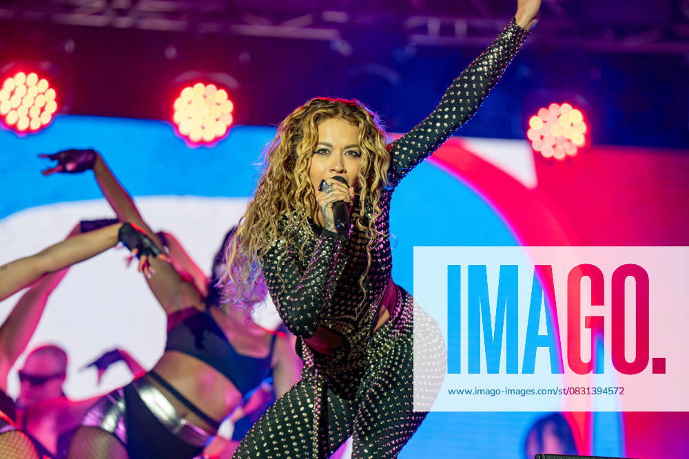 Carfest Main Stage 2025 in Hampshire, UK - 23 Aug 2025 Rita Ora seen performing live on the main stage at carfest 2025. Carfest the largest family fundraising festival in the UK, created by Chis Evans returned to Laverstoke Park Farm in Hampshire the 23rd- 25th August 2025 for its final time before its big move next year to Silverstone. The Festival brings seven magic festivals in to one place with a fantastic line up of live music on the main stage throughout the festival. Photos are from the main stage on Saturday 24th August 2025 of a line up including, Rita Ora, Busted, Sam Ryder, Kim Wilde and The Rick Parfitt Jn band. Hampshire United Kingdom