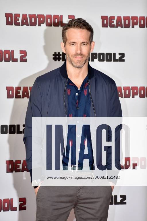 Ryan Reynolds the actor at Deadpool 2 Photocall on 11 05 2018 in Berlin Deadpool 2 Photocall in Berlin 2018