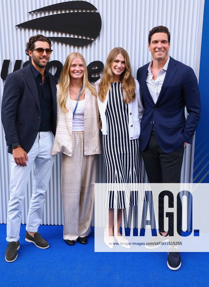 Celebs at the US Open 2025 - Arrival Will Reeve and friends arrive at the US Open, USTA Billie Jean King National Tennis Center in New York on August 25, 2025. Photo by Charles Guerin ABACAPRESS.COM New York City NY United Arab Emirates