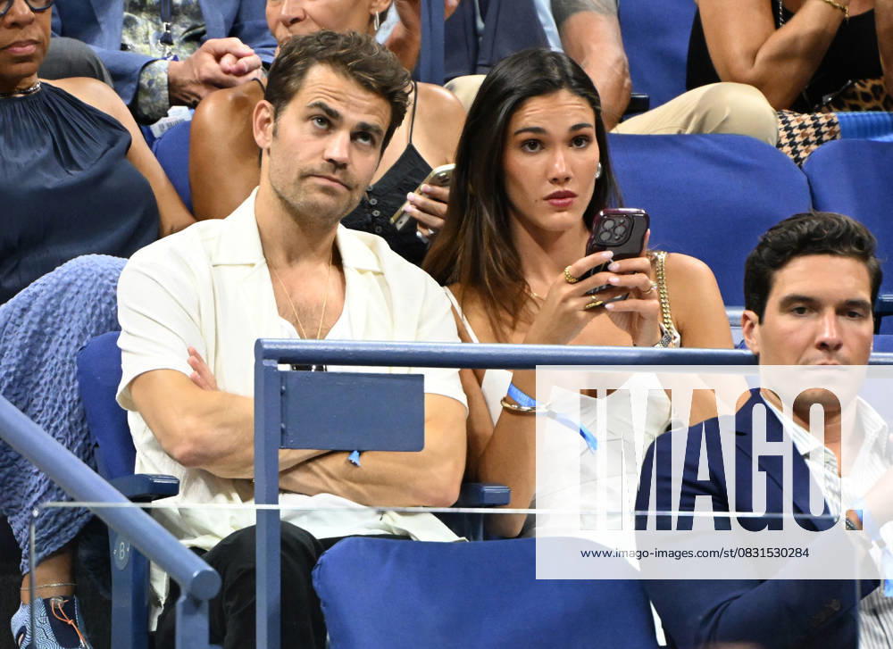 Paul Wesley and Fiancee, Natalie Kuckenburg are seen watching Venus Williams Vs Karolina Muchova on Arthur Ashe Stadium at the USTA Billie Jean King National Tennis Center on August 25, 2025 in Flushing Queens. Featuring: Paul Wesley, Natalie Kuckenburg Where: Flushing Meadows, New York, United States When: 25 Aug 2025 Credit: Robert Bell INSTARimages . NOT FOR USE BY NEWSPAPERS BASED IN THE UK.