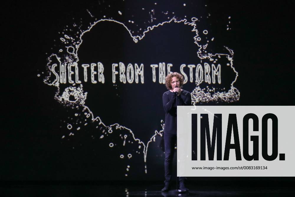 Singer Michael Schulte representing Germany, performs at the Grand Final of the 2018 Eurovision Song Contest at Altice Arena in Lisbon. Vyacheslav Prokofyev TASS TS07F4C3