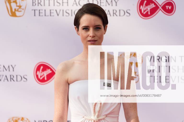 London, London, UK - London, UK. CLAIRE FOY arrives for the Virgin TV British Academy (BAFTA) Television Awards. London UK - ZUMAl94_ 20180513_zaf_l94_115