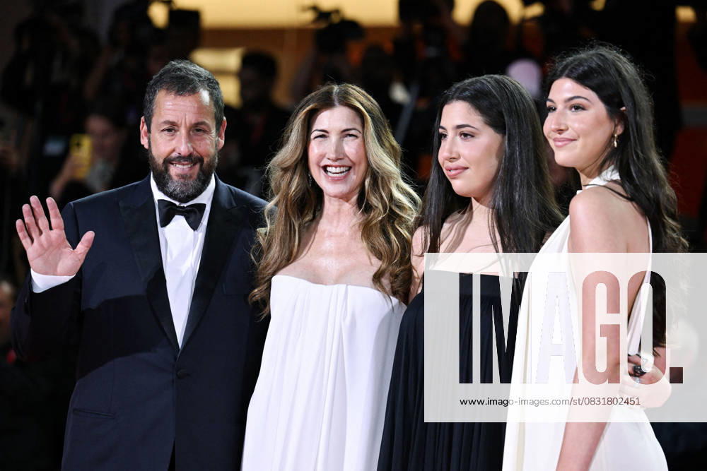Venice Jay Kelly Premiere AM Adam Sandler, Sunny Madeline Sandler, Jackie Sandler and Madison Sandler attending the Jay Kelly Premiere as part of the 82nd Venice International Film Festival at the Lido in Venice, Italy on August 28, 2025. Photo by Aurore Marechal ABACAPRESS.COM Venice Italy