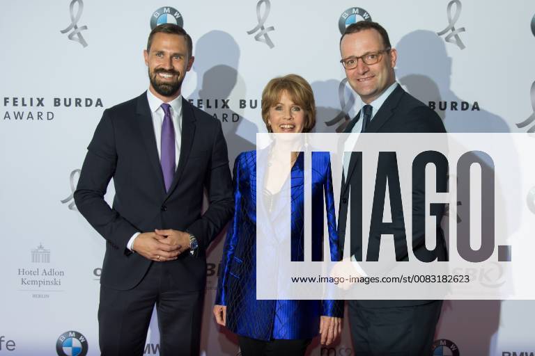Berlin GER Berlin Felix Burda Award Hotel Adlon Kempinski Jens Spahn and partner Daniel Funke 13 05 2018 Felix Burda Award 2018