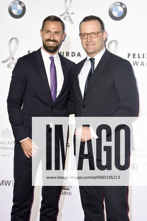 Jens Spahn with husband Daniel Funke at the presentation of the Felix Burda Award 2018 at the Hotel Adlon Kempinski Berlin 13 05 2018 Foto:xF.xFuturexImage