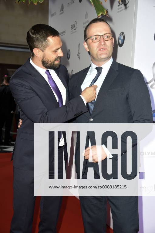 Jens Spahn with husband Daniel Funke at the presentation of the Felix Burda Award 2018 at the Hotel Adlon Kempinski Berlin 13 05 2018 Foto:xF.xFuturexImage