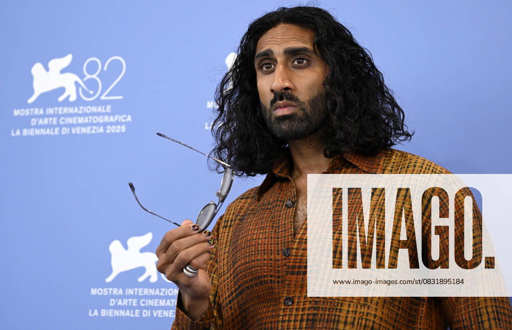 British actor Amar Chadha-Pathel poses at a photocall for ˜Motor City during the 82nd annual Venice International Film Festival, Venice, Italy, 30 August 2025. The 82nd Venice Film Festival runs from 28 August to 06 September 2025. ANSA RICCARDO ANTIMIANI. Venice Italy - ZUMAa110 20250830_zaf_a110_014