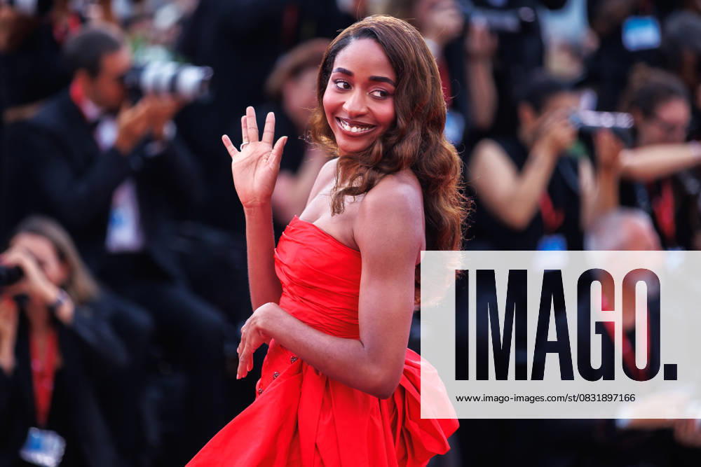 Ayo Edebiri attends the red carpet of the film After the Hunt at the Palazzo del Cinema during the 82nd Venice Film Festival. Venice Italy - ZUMAs197 20250829_aaa_s197_656