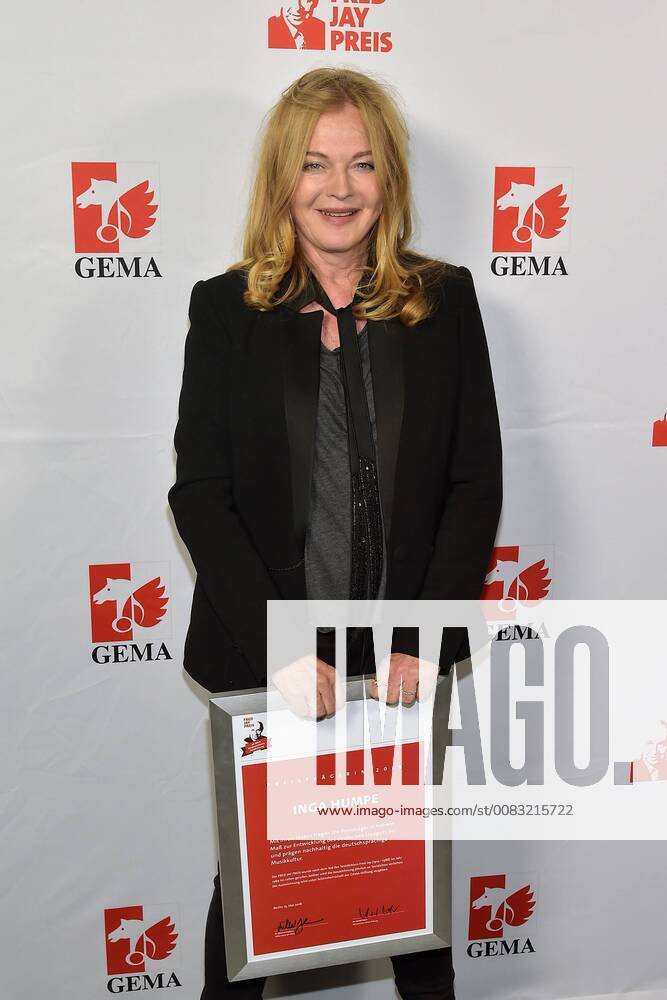 Inga Humpe Fred Jay Prize winner 2018 30 years Fred Jay Award ceremony in Berlin in the Columbiahalle on 15 05 2018
