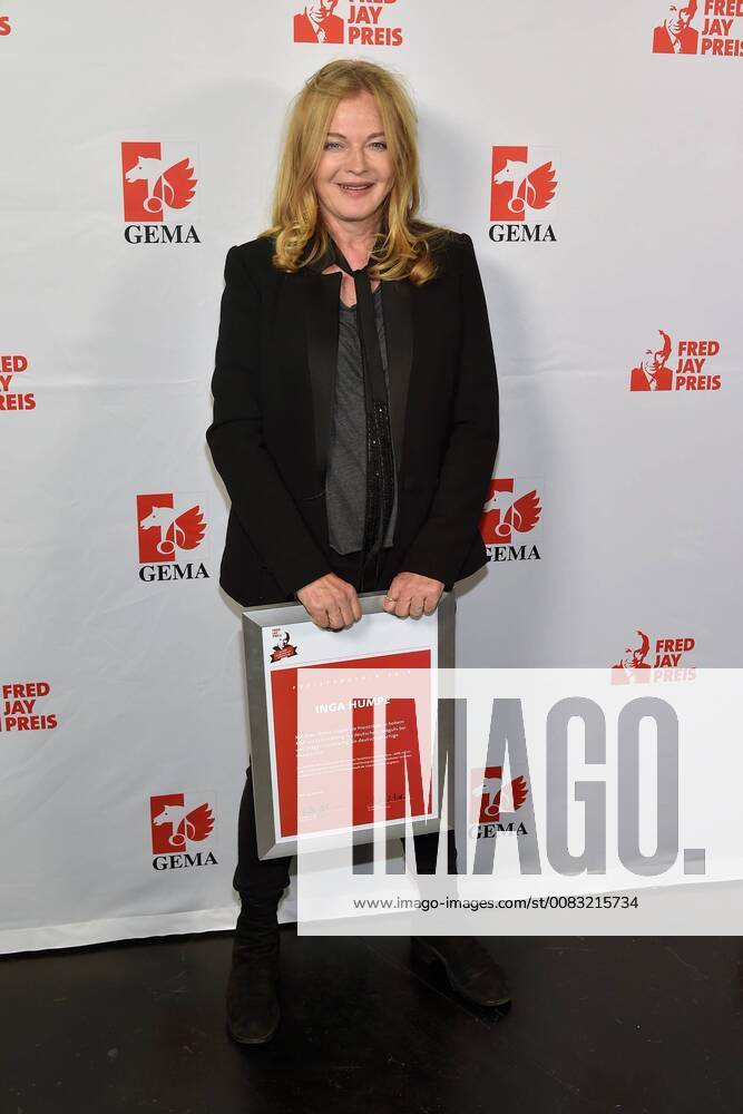 Inga Humpe Fred Jay Prize winner 2018 30 years Fred Jay Award ceremony in Berlin in the Columbiahalle on 15 05 2018