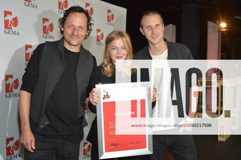 Inga Humpe Tommi Eckart 2Raumwohnung with a new band member 30 years Fred Jay Award ceremony in Berlin in the Columbiahalle on 15 05 2018