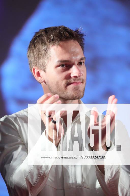 MOSCOW, RUSSIA – MAY 17, 2018: Actor Nikita Volkov at the Moscow premiere of Sergei Mokritsky s fantasy film Chernovik A Rough Draft based on Russian science fiction writer Sergei Lukyanenko s novel of the same name, at the Karo 11 Oktyabr cinema. Sergei Bobylev TASS TS07FEBF