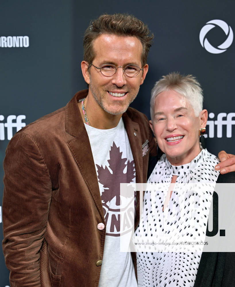 Ryan Reynolds (L) and his mother Tammy Reynolds attend the world premiere of John Candy: I like Me on opening night of the Toronto International Film Festival at Roy Thomson Hall in Toronto, Canada on Thursday, September 4, 2025. The festival is celebrating its milestone 50th edition this year and will feature 291 films from around the world. TOR2025090429 CHRISxCHEW
