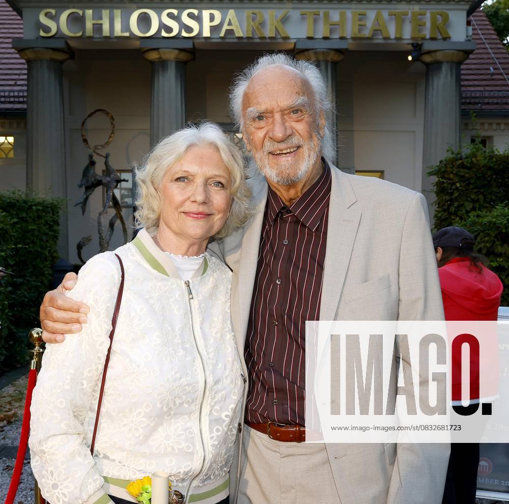 Rita Feldmeier with husband Achim Wolff at the premiere of Der eingebildet Kranke and Dieter Hallervordens 90th birthday at the Schloßpark Theater Berlin