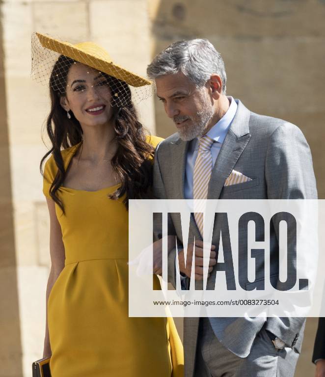 Mariage de Meghan Markle et du Prince Harry: Arrivee des invites. PAP05181926 PAP05181926 19 May 2018. The big day has arrived. The Royal Wedding of Prince Harry and Meghan Markle at Windsor Castle. Here, George Clooney, Amal Clooney Credit: GoffPhotos.com Ref: KGC-178 226696 2018-05-19 Windsor Royaume Uni