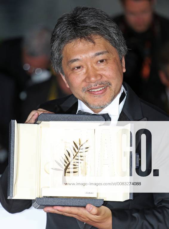 Hirokazu Kore-eda arrives at the award photocall after receiving the Palme d Or prize for the film Shoplifters (Manbiki Kazoku) during the 71st annual Cannes International Film Festival in Cannes, France on May 19, 2018. PAR20180519057 DAVIDxSILPA