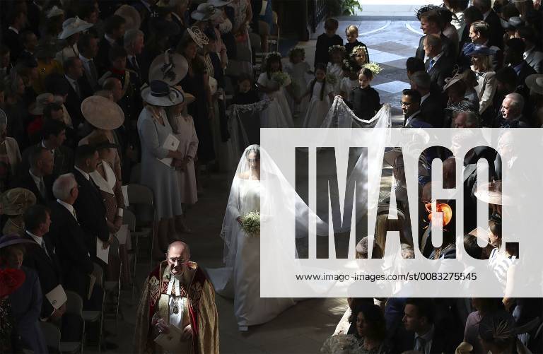 Windsor, GREAT BRITAIN - Meghan Markle walks down the aisle as she arrives for the wedding ceremony to Prince Harry at St. George s Chapel in Windsor Castle in Windsor, near London, England, Saturday, May 19, 2018. Windsor GREAT BRITAIN - ZUMAp124 20180519_zaa_p124_522