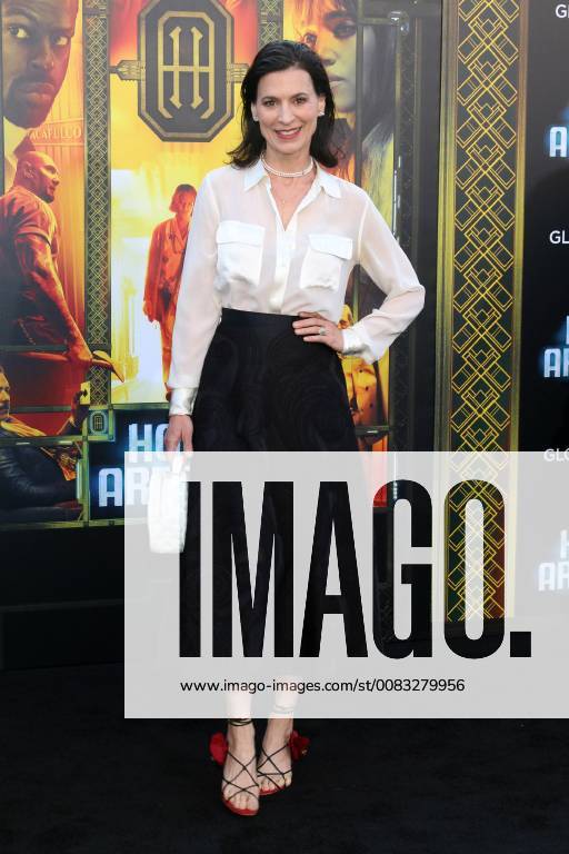 WESTWOOD, CA - MAY 19: Perrey Reeves at the premiere of Global Road Entertainment s Hotel Artemis at Regency Village Theatre on May 19, 2018 in Westwood, California.