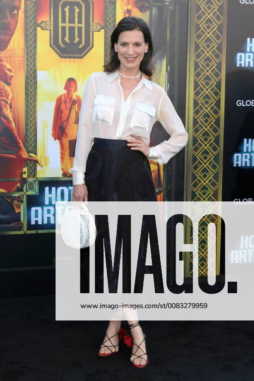 WESTWOOD, CA - MAY 19: Perrey Reeves at the premiere of Global Road Entertainment s Hotel Artemis at Regency Village Theatre on May 19, 2018 in Westwood, California.