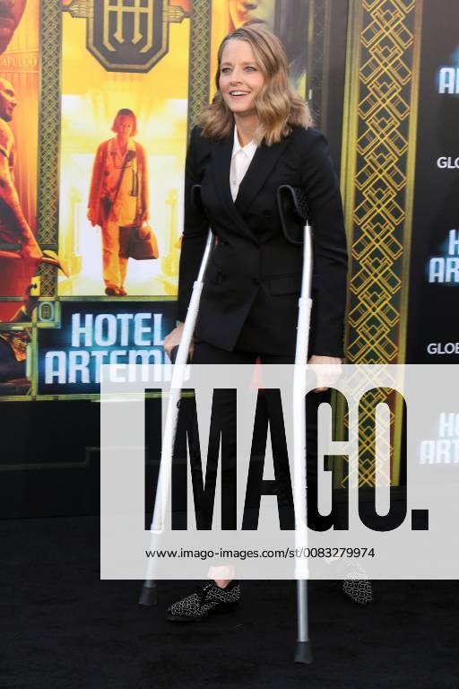 WESTWOOD, CA - MAY 19: Jodie Foster at the premiere of Global Road Entertainment s Hotel Artemis at Regency Village Theatre on May 19, 2018 in Westwood, California.